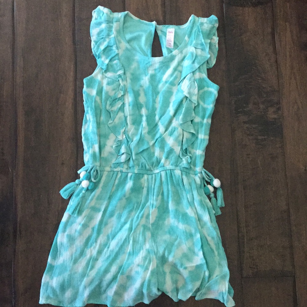 Justice TieDye Girls Romper